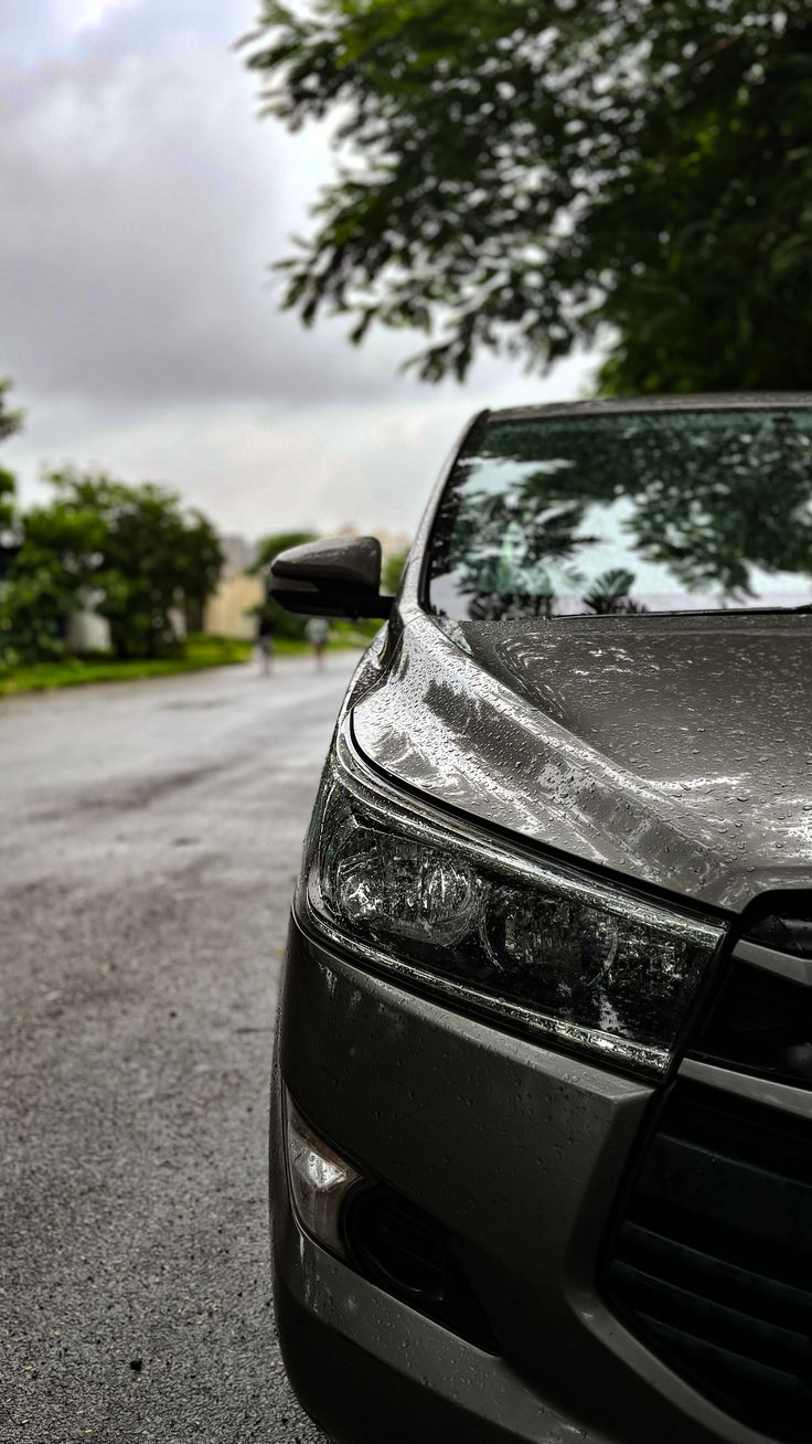 Innova Crysta headlight detail